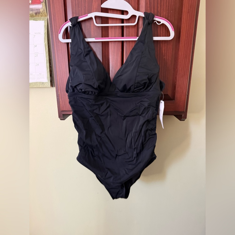 Black One-Piece Swimsuit